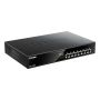 D-Link DGS-1008MP netwerk-switch Unmanaged Gigabit Ethernet (10/100/1000) Power over Ethernet (PoE) 1U Zwart (DGS-1008MP) thumbnail