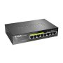 D-Link DGS-1008P netwerk-switch Unmanaged Gigabit Ethernet (10/100/1000) Power over Ethernet (PoE) Zwart (DGS-1008P/E) thumbnail