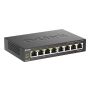 D-Link DGS-1008P/E netwerk-switch Unmanaged L2 Gigabit Ethernet (10/100/1000) Power over Ethernet (PoE) Desktop Zwart (DGS-1008P/E) thumbnail