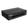 D-Link DGS-105GL/E netwerk-switch Unmanaged Gigabit Ethernet (10/100/1000) Zwart (DGS-105GL/E) thumbnail