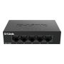 D-Link DGS-105GL/E netwerk-switch Unmanaged Gigabit Ethernet (10/100/1000) Zwart (DGS-105GL/E) thumbnail
