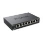 D-Link DGS-108 netwerk-switch Unmanaged L2 Gigabit Ethernet (10/100/1000) Zwart (DGS-108) thumbnail
