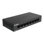 D-Link DGS-108GL Unmanaged Gigabit Ethernet (10/100/1000) Zwart (DGS-108GL/E) thumbnail