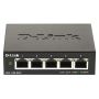 D-Link DGS-1100-05V2 netwerk-switch Managed L2 Gigabit Ethernet (10/100/1000) Zwart (DGS-1100-05V2/E) thumbnail