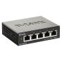 D-Link DGS-1100-05V2 netwerk-switch Managed L2 Gigabit Ethernet (10/100/1000) Zwart (DGS-1100-05V2/E) thumbnail