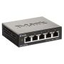D-Link DGS-1100-05V2/E netwerk-switch Managed L2 Gigabit Ethernet (10/100/1000) Zwart (DGS-1100-05V2/E) thumbnail