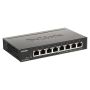 D-Link DGS-1100-08PV2/B Managed L2/L3 Gigabit Ethernet (10/100/1000) Power over Ethernet (PoE) Zwart (DGS-1100-08PV2) thumbnail