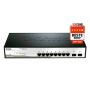 D-Link DGS-1210-10 Managed L2 Gigabit Ethernet (10/100/1000) 1U Zwart, Grijs (DGS-1210-10/E) thumbnail