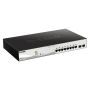 D-Link DGS-1210-10MP Managed L2 Gigabit Ethernet (10/100/1000) Power over Ethernet (PoE) Zwart, Grijs (DGS-1210-10MP/E) thumbnail