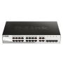 D-Link DGS-1210-16 netwerk-switch Managed L2 Gigabit Ethernet (10/100/1000) 1U Zwart (DGS-1210-16) thumbnail