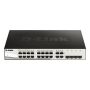 D-Link DGS-1210-20 Managed L2 Gigabit Ethernet (10/100/1000) 1U Zwart (DGS-1210-20/E) thumbnail