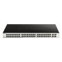 D-Link DGS-1210-52/ME Managed L2 Gigabit Ethernet (10/100/1000) 1U Zwart (DGS-1210-52/ME/E) thumbnail