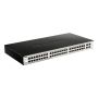 D-Link DGS-1210-52/ME Managed L2 Gigabit Ethernet (10/100/1000) 1U Zwart (DGS-1210-52/ME/E) thumbnail