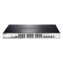 D-Link DGS-1510-28XMP Managed L2/L3 Gigabit Ethernet (10/100/1000) Power over Ethernet (PoE) Zwart, Grijs (DGS-1510-28XMP/E) thumbnail