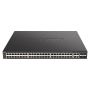D-Link DGS-2000-52MP netwerk-switch Managed L2/L3 Gigabit Ethernet (10/100/1000) Power over Ethernet (PoE) 1U Zwart (DGS-2000-52MP) thumbnail