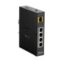 D-Link DIS‑100G‑5PSW Unmanaged L2 Gigabit Ethernet (10/100/1000) Power over Ethernet (PoE) Zwart (DIS-100G-5PSW) thumbnail