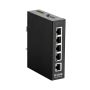 D-Link DIS‑100G‑5W Unmanaged L2 Gigabit Ethernet (10/100/1000) Zwart (DIS-100G-5W) thumbnail