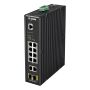 D-Link DIS-200G-12PS netwerk-switch Managed L2 Gigabit Ethernet (10/100/1000) Power over Ethernet (PoE) Zwart (DIS-200G-12PS) thumbnail