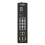 D-Link DIS-200G-12PS netwerk-switch Managed L2 Gigabit Ethernet (10/100/1000) Power over Ethernet (PoE) Zwart (DIS-200G-12PS) thumbnail