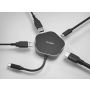 D-Link DUB-M420 notebook dock & poortreplicator Bedraad Thunderbolt 3 Zwart, Zilver (DUB-M420) thumbnail