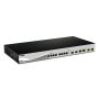 D-Link DXS-1210-12SC/E netwerk-switch Managed L2 10G Ethernet (100/1000/10000) 1U Zwart, Zilver (DXS-1210-12SC/E) thumbnail