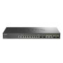 D-Link DXS-1210-12TC netwerk-switch Managed L2/L3 10G Ethernet (100/1000/10000) 1U Zwart, Zilver (DXS-1210-12TC) thumbnail