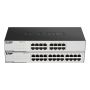 D-Link GO-SW-24G Unmanaged L2 Gigabit Ethernet (10/100/1000) 1U Zwart (GO-SW-24G/E) thumbnail
