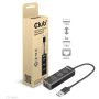 CLUB3D USB 3.2 Gen1 Type-A, 3 Ports Hub with Gigabit Ethernet (CSV-1430A) thumbnail