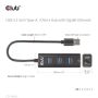 CLUB3D USB 3.2 Gen1 Type-A, 3 Ports Hub with Gigabit Ethernet (CSV-1430A) thumbnail