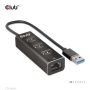 CLUB3D USB 3.2 Gen1 Type-A, 3 Ports Hub with Gigabit Ethernet (CSV-1430A) thumbnail