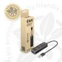 CLUB3D USB 3.2 Gen1 Type-A, 3 Ports Hub with Gigabit Ethernet (CSV-1430A) thumbnail