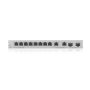 Zyxel XGS1210-12-ZZ0102F netwerk-switch Managed Gigabit Ethernet (10/100/1000) Grijs (XGS1210-12-ZZ0102F) thumbnail