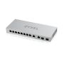 Zyxel XGS1210-12-ZZ0102F netwerk-switch Managed Gigabit Ethernet (10/100/1000) Grijs (XGS1210-12-ZZ0102F) thumbnail