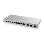 Zyxel XGS1210-12-ZZ0102F netwerk-switch Managed Gigabit Ethernet (10/100/1000) Grijs (XGS1210-12-ZZ0102F) thumbnail