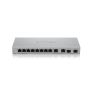 Zyxel XGS1210-12-ZZ0102F netwerk-switch Managed Gigabit Ethernet (10/100/1000) Grijs (XGS1210-12-ZZ0102F) thumbnail
