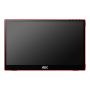AOC 16G3 computer monitor 39,6 cm (15.6") 1920 x 1080 Pixels Zwart, Rood (16G3) thumbnail