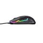 CHERRY XTRFY M42 RGB muis Ambidextrous USB Type-A Optisch 16000 DPI (M42-RGB-BLACK) thumbnail