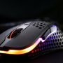CHERRY XTRFY M4 RGB muis Rechtshandig USB Type-A Optisch 16000 DPI (XG-M4-RGB-BLACK) thumbnail