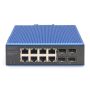 Digitus DN-651153 netwerk-switch Unmanaged Gigabit Ethernet (10/100/1000) Power over Ethernet (PoE) Zwart, Blauw (DN-651153) thumbnail