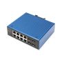 Digitus DN-651153 netwerk-switch Unmanaged Gigabit Ethernet (10/100/1000) Power over Ethernet (PoE) Zwart, Blauw (DN-651153) thumbnail