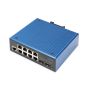 Digitus DN-651157 netwerk-switch Managed L2 Gigabit Ethernet (10/100/1000) Zwart, Blauw (DN-651157) thumbnail