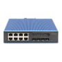 Digitus DN-651160 netwerk-switch Managed L2/L3 Gigabit Ethernet (10/100/1000) Zwart, Blauw (DN-651160) thumbnail