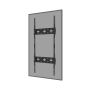 iiyama MD-WM60150 flat panel bureau steun 2,67 m (105") Muur Zwart (MD-WM60150) thumbnail