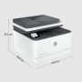 HP LaserJet Pro MFP 3102fdn printer, Zwart-wit, Printer voor Kleine en middelgrote ondernemingen, Printen, kopiëren, scannen, faxen, Automatische documentinvoer; Dubbelzijdig printen; USB flash drive-poort aan de voorzijde; Touchscreen (3G629F) thumbnail