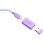 CHERRY XTRFY M8 Wireless muis Gamen Rechtshandig RF Wireless + USB Type-C Optisch 26000 DPI (M8W-FROSTY-PURPLE) thumbnail