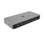 ICY BOX IB-DK2880-C41 Bedraad USB4 Antraciet, Zwart (IB-DK2880-C41) thumbnail