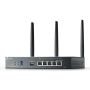 TP-Link Omada ER706W draadloze router Gigabit Ethernet Dual-band (2.4 GHz / 5 GHz) Zwart (ER706W) thumbnail