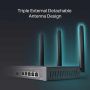 TP-Link Omada ER706W draadloze router Gigabit Ethernet Dual-band (2.4 GHz / 5 GHz) Zwart (ER706W) thumbnail