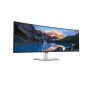 DELL UltraSharp U4924DW LED display 124,5 cm (49") 5120 x 1440 Pixels 5K Ultra HD LCD Zwart, Zilver (DELL-U4924DW) thumbnail
