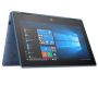 HP ProBook x360 11 G5 EE Hybride (2-in-1) 29,5 cm (11.6") Touchscreen HD Intel® Celeron® N N4120 4 GB DDR4-SDRAM 128 GB SSD Wi-Fi 5 (802.11ac) Windows 10 Home Blauw (9VX65EA#ABH) thumbnail